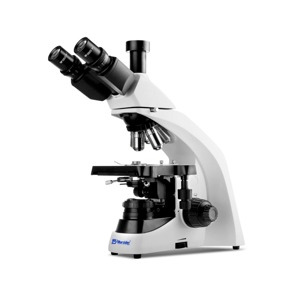 Trinocular Biological Microscope with Infinity Optics, 40–1000X Laboratory Optical Microscope